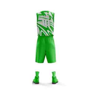 Conjunto de Uniforme de Baloncesto Sublimado Personalizado Profesional, Jersey de Malla de Secado Rápido sin Mangas y Pantalones Cortos, Ropa Deportiva para Hombres y Jóvenes - Product Image 4