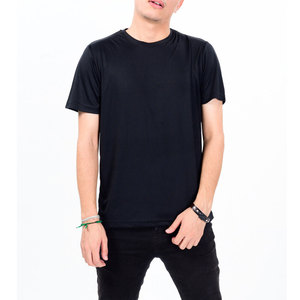 เสื้อยืดคอกลมแขนสั้นผู้ชายผ้าฝ้ายแท้ 100% แบบ OEM สั่งทำพิเศษ สีทูโทนด้านหน้า ระบายอากาศได้ดี แห้งเร็ว ทรงปกติ เหมาะสำหรับออกกำลังกาย - Product Image 3