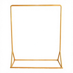 Présentoir de Vêtements Portable Pliable de Luxe Moderne à Niveaux en Métal Robuste pour Magasin, OEM ODM Vietnam - Product Image 1