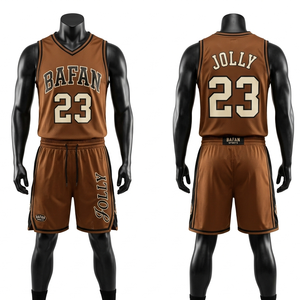 Premium 180 GSM breathable basketball jersey and shorts purple multicolor panel custom logo setlogo for men's <b>set</b> - Product Image 5