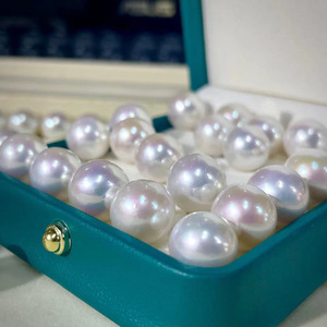 Perlas Sueltas Hechas a Mano, Color Natural, Acabado Espejo, Luz Intensa Comparable a las Perlas Blancas Australianas - Product Image 2