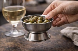 Tazón metálico de grado alimenticio, tazón para servir en bodas, tazón metálico para banquetes, tazón para comidas elegantes, tazón metálico para aperitivos, tazón para servir, utensilios de cocina - Product Image 2