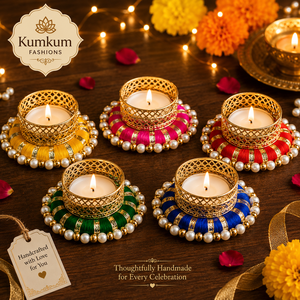 Hot Selling Indian Handmade Tealight Candle Holder Wedding Diwali Temple Christmas Ganesha Festive Home Decor Return Gift Favors - Product Image 2
