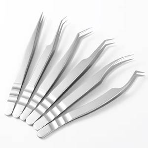 Pinzas para Pestañas de Acero Quirúrgico Morje, Punta Suave, Herramienta de Precisión para Aplicación de Pestañas - Product Image 4