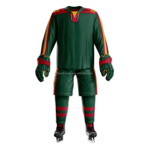 Jersey de Hockey sobre Hielo Sublimado Personalizado - Uniforme de Alta Calidad 100% Poliéster Ecológico de Secado Rápido, Transpirable y Cómodo - Product Image 2