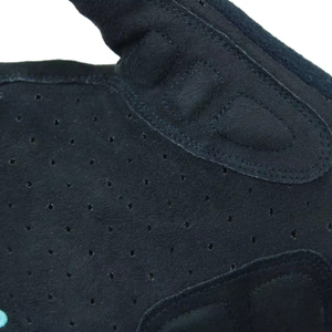 Gants de cyclisme d'été demi-doigts personnalisés, légers, respirants, durables, en polyester/cuir, unisexes, avec fermeture à boucle, OEM - Product Image 2