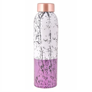 Botella de Cobre Multicolor Decorativa para Gimnasio, Hogar u Oficina, Atractiva Botella de Agua de Cobre con Adhesivo Esmaltado - Product Image 1