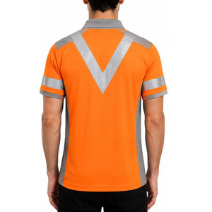 เสื้อโปโลผู้ชายใส่สบาย ระบายอากาศได้ดี แขนสั้น มีปก ผ้าคอตตอนผสม เหมาะสำหรับพนักงาน ชุดยูนิฟอร์ม ชุดทำงาน - Product Image 4