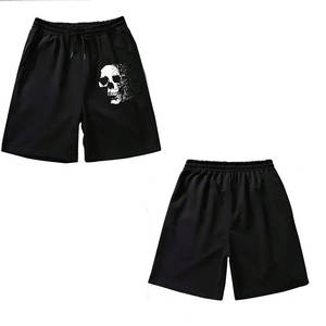 Shorts de jogging pour hommes style urbain, personnalisables avec logo, impression numérique, séchage rapide, respirants, taille élastique, en toile - Product Image 6