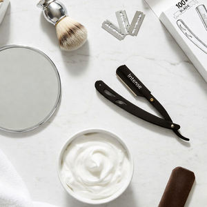 Navaja de Afeitar Clásica con 100 Cuchillas, Herramienta Tradicional para Afeitar para Hombres, Uso Profesional en Salón - Product Image 3