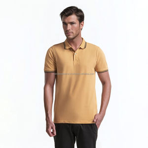 Nardon Apparel Pakistan Polo classique pour homme avec fermeture à deux boutons Pique Golf Shirt Solid Color Printed Summer Fashion - Product Image 1