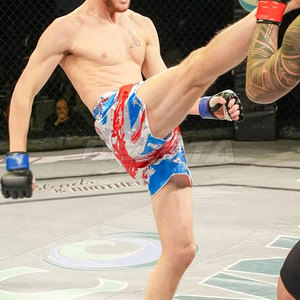 กางเกงมวยไทยพิมพ์ลายตามสั่ง ขายดี พร้อมชุดกิโมโนยิวยิตสู วัสดุทนทาน กางเกงมวยไทย - Product Image 3