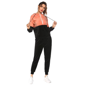 Conjuntos de dos piezas para mujer, chándales informales, conjuntos deportivos de 2 piezas, sudaderas con capucha y pantalones deportivos, ropa de otoño e invierno - Product Image 3