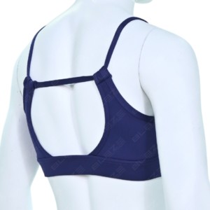 XW-Q070 Soutien-gorge de sport à fort impact avec logo personnalisé pour femme, haut court de sport sans dos, rembourré, pour la gym, le fitness et la course à pied - Product Image 2