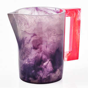 Jarra de Resina Hecha a Mano Estilo Occidental, Jarra Decorativa para Agua, Tazas, Jarra de Resina con Diseño Único en Espiral, Decoración de Mesa, Utensilios de Cocina - Product Image 3