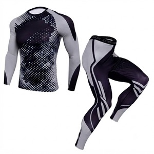 Conjunto Deportivo Personalizado para Hombre, Ecológico, Elástico en Cuatro Direcciones, Anti-UV, Transpirable, de Secado Rápido, Manga Larga, Protección UV - Product Image 1