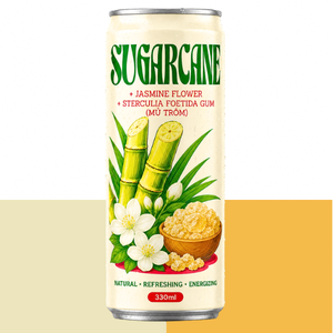 Jus de canne à sucre naturel 330 ml Prêt à boire Boisson aux fruits en conserve Saveurs rafraîchissantes - Product Image 1