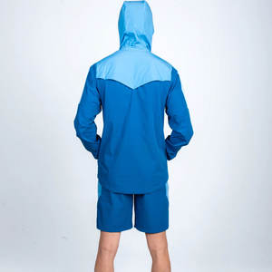 Conjunto de Chaqueta Cortavientos Ligera Impermeable de Spandex/Algodón para Hombre, de Alta Calidad, Estilo Urbano, con Logotipo, en Oferta, Conjunto de Dos Piezas Completo, 2025 - Product Image 2