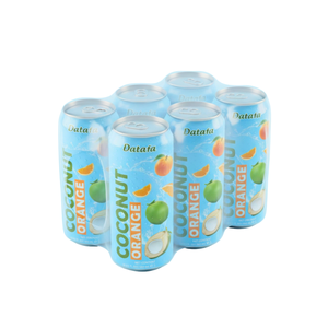 OEM/ODM Agua de Coco 100% Pura y Fresca con Sabores a Naranja, Durian y Kumquat, Lata Esterilizada de 330 ml, Venta al por Mayor, Alta Calidad - Product Image 4