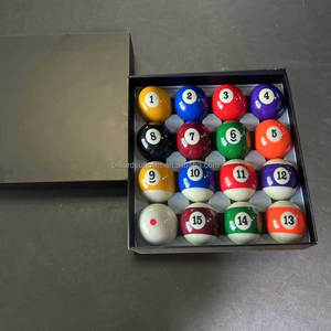 Ensemble complet de billes de <span class=keywords><strong>billard</strong></span> de qualité professionnelle 2-1/4'' en résine phénolique, 16 billes de taille réglementaire pour les sports de <span class=keywords><strong>billard</strong></span>, personnalisables - Product Image 3