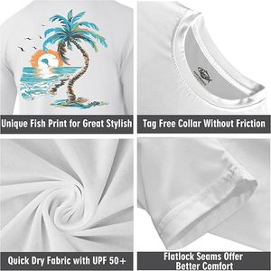 Camisetas de Pesca para Hombre, Manga Larga, Protección Solar UPF 50+, Camiseta - Product Image 5