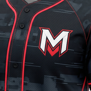 Camiseta de Béisbol con Camuflaje Digital Urbano, Ligera, Deportiva, Uniforme Deportivo, MALUZA INDUSTRIES, Camiseta Personalizada para Equipos - Product Image 5