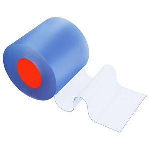 Tenda a Strisce in PVC Trasparente, Rotolo da 30,8 m x 30,5 cm, per Logistica, Magazzini, Porte in Plastica, Congelatori e Cella Frigorifera - Product Image 1