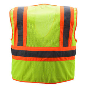 Chaleco de Seguridad Transpirable para Invierno, Alta Visibilidad, ANSI Clase 2, Reflectante, con LED Intermitente, Impermeable, Conjunto de 10 Piezas - Product Image 4