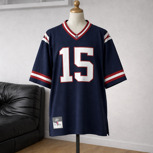 T-shirt de football américain de l'équipe de Minnesota, grande taille, respirant, 100 % polyester, imprimé par transfert thermique - Product Image 4