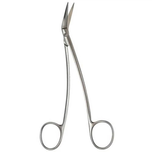 Tijeras Locklin Premium para Encías - Tijeras Quirúrgicas Dentales y Periodontales Curvas y Dentadas de Acero Inoxidable Reutilizables para Contorno de Encías - Product Image 3