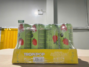 Bebida Gaseosa de 330 ml con Sabor a Frutas Tropicales, Botella OEM ODM Filtrada con Varios Sabores de Frutas: Melocotón, Mango, Sandía - Product Image 3