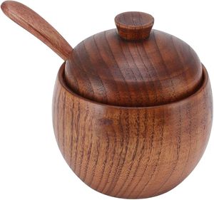 Natural Wooden Container Budget Friendly Stylish Storage <b>Box</b> for Sugar Tea Coffee and Kitchen Organization - Product Image 4