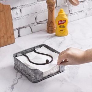 Porta Servilletas Metálico Resistente, Organizador de Mesa Robusto, Construcción Duradera, Ideal para Mesas de Restaurantes Comerciales - Product Image 3