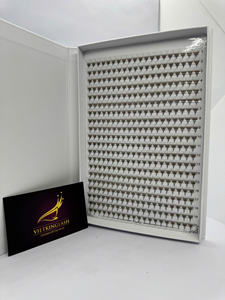 Extensiones de Pestañas de Alta Calidad con Base Puntiaguda, Abanicos de Volumen Preformados 4D-20D, Longitud Mixta 8-25mm, Efecto Wispy, Ultra Rápido - Product Image 2