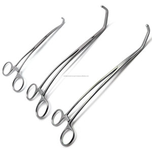 Pinzas Quirúrgicas Satinsky Cooley Debakey, Instrumentos Vasculares Hemostáticos de Acero Inoxidable de Primera Calidad, Clase I, Cirugía General - Product Image 1
