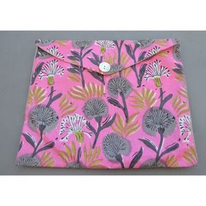 Conjunto de pijama de algodón con estampado floral para mujer hecho a mano, ropa de dormir ligera con estampado de bloques a mano, traje de verano de estilo informal, talla 5XL - Product Image 5