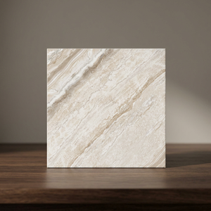 Carreaux de sol en porcelaine vitrifiée Indian Book Match 24x24 pouces, finition brillante, 600*600mm, garantie de plus de 5 ans - Product Image 2