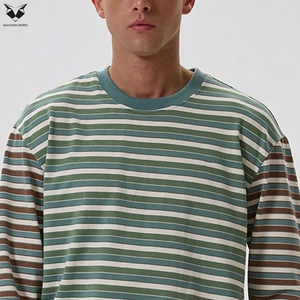 Chemises à manches longues modernes pour hommes en gros, vêtements quotidiens élégants à manches longues avec logo personnalisé imprimé, t-shirts pour hommes - Product Image 4