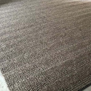 Hand Woven Chunky Wool Rug - Braided Scandinavian Decor , Living Room Rug , Chic Bedroom - Product Image 4