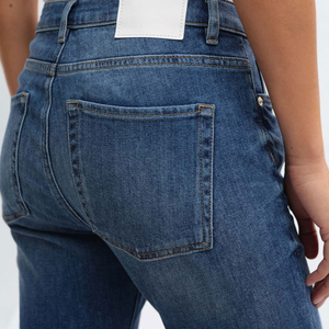 Hot Sale Casual Cotton Lace up Women <b>Jeans</b> Plus Size Breathable Windproof Fashion OEM Serviced Adults Winter cheap price - Product Image 4