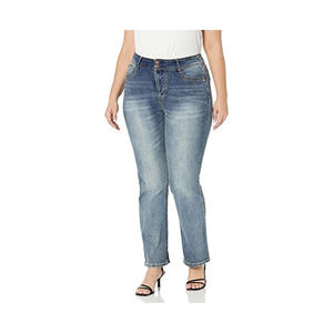 Jeans pour femmes de qualité supérieure, style streetwear décontracté, coupe droite, design personnalisé, pantalon en denim pour jeunes filles, Pakistan - Product Image 6