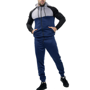 Conjunto Deportivo Informal de Dos Piezas con Pantalones Cortos y Chaqueta con Cremallera, Personalizable con Logotipo, para Hombre - Product Image 4