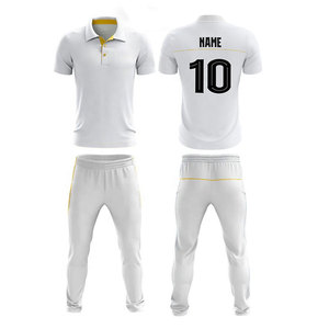 High Quality <b>Cricket</b> Uniform Set <b>White</b> <b>Cricket</b> Uniform With Brand Logo and Team Name Premium Breathable Jersey <b>Cricket</b> Team - Product Image 5