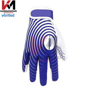 Gants de football américain professionnels, durables, respirants, légers, en matériau extensible, confortables, ajustement sûr - Product Image 2