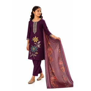 <b>Indian</b> Supplier <b>Girls</b> Kurta Palazzo <b>Pant</b> Set Beautiful Ethnic Wear Dress For Festival Wedding Party And Family Events For Sale - Product Image 1
