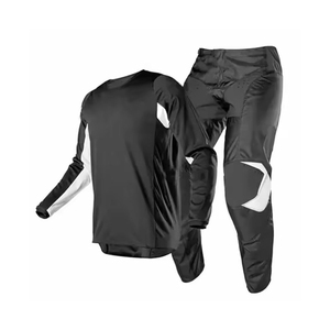 Traje de Motocross de Manga Larga para Hombre, Color Blanco y Azul Marino, Bloques de Color, Secado Rápido, Ropa Deportiva para Todas las Temporadas, Kit para Adultos - Product Image 6