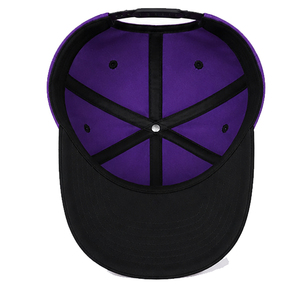 Casquette de baseball personnalisée bicolore en gros, casquette de sport trucker à 6 panneaux avec corde, casquettes classiques avec logo personnalisé - Product Image 3