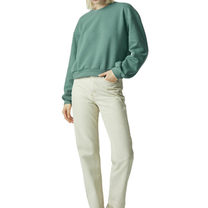 Women 100% Cotton Oversized Crew Neck Breathable Anti-Shrink <b>Ladies</b> casual Winter Pullover <b>Sweatshirt</b> <b>Long</b> Autumn Wear 2027 - Product Image 1