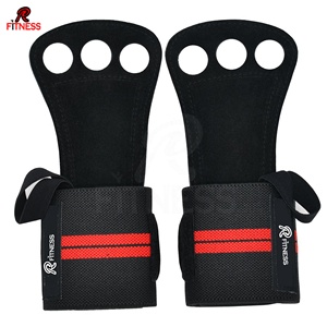 Sangles de musculation en caoutchouc naturel et PVC avec protège-paume, protège-poignets et boucle robuste pour la musculation - Product Image 5