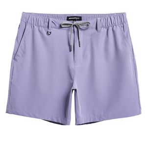 Pantalones Cortos Deportivos para Hombre, Sólidos, de Secado Rápido, Tela Flexible de Spandex/Poliéster, Cierre con Cordón, Transpirables y Duraderos - Product Image 6
